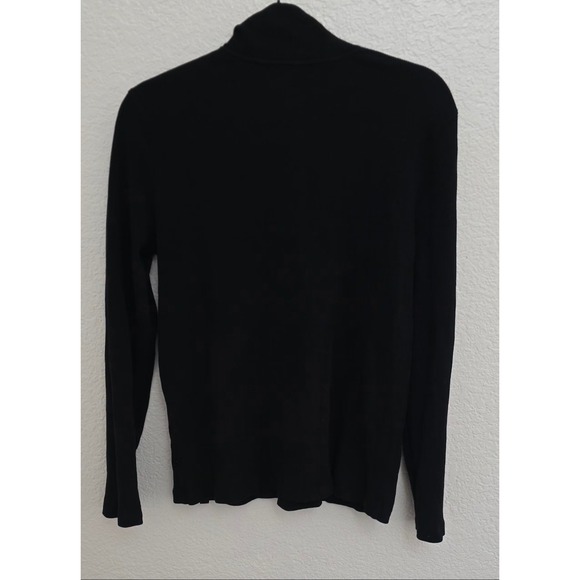 Ralph Lauren Women's Black Sport XL Knit Top - Picture 7 of 8